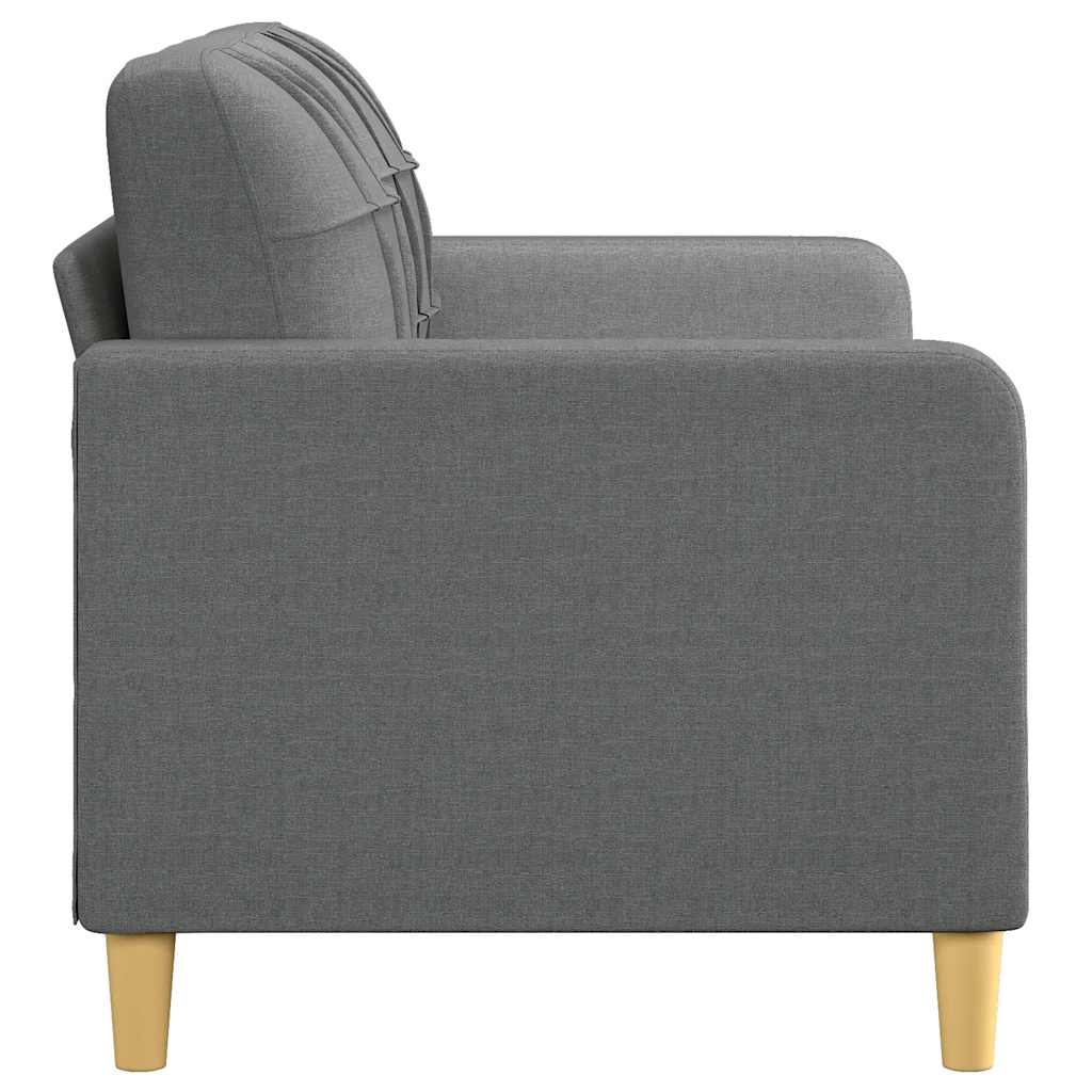 2-seater Sofa Dark Grey Polyester 55.1 in Seat width Durable