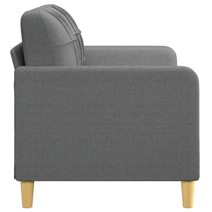 2-seater Sofa Dark Grey Polyester 55.1 in Seat width Durable