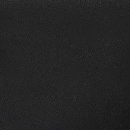 2-seater Sofa Black Faux leather, metal, foam 2-seater Durable