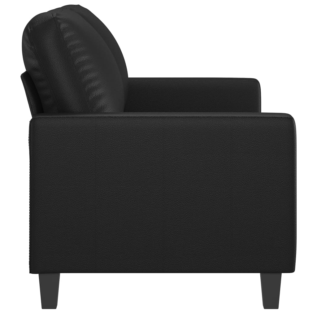 2-seater Sofa Black