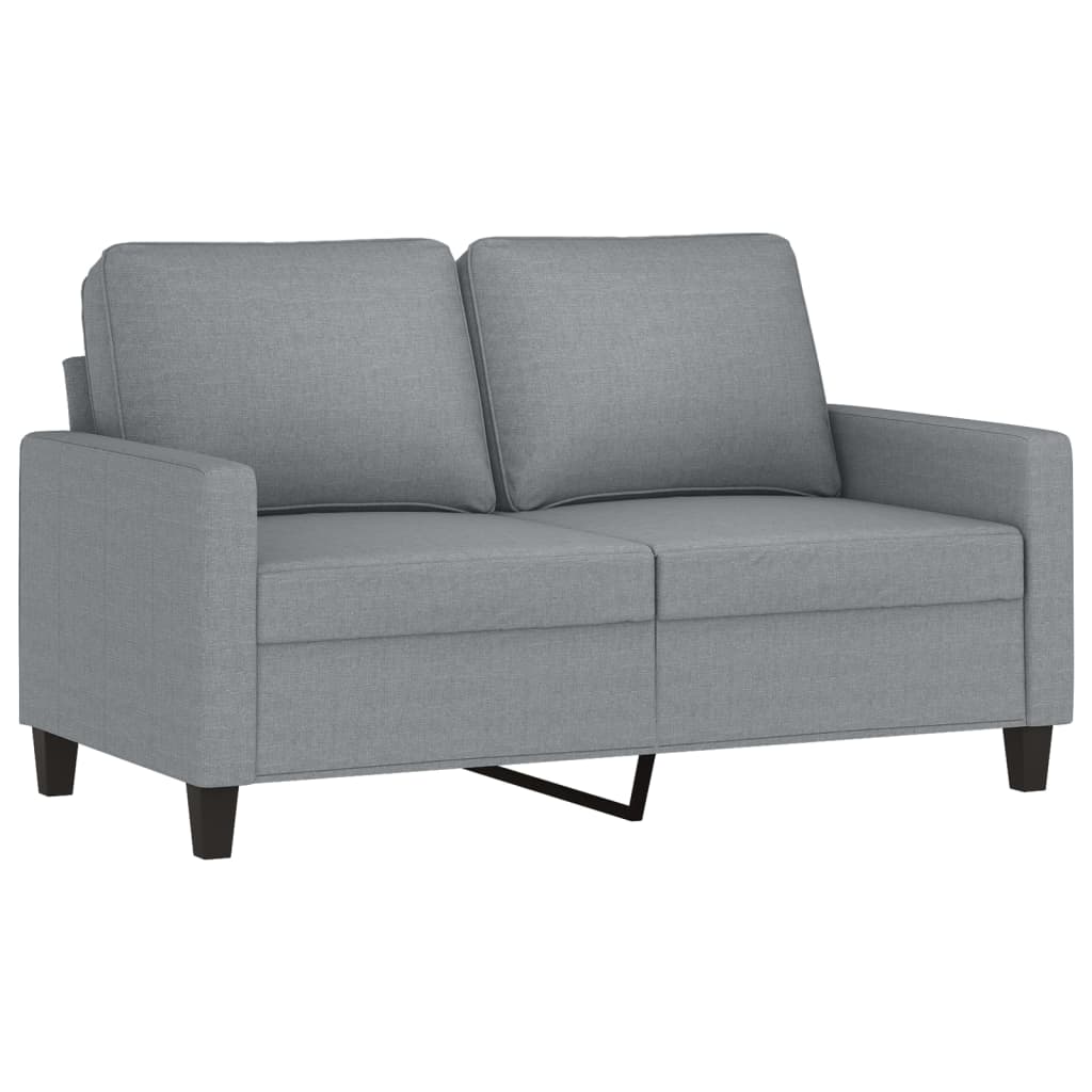 2-seater Sofa Light Grey 100% polyester, metal, textilene 2-Seater