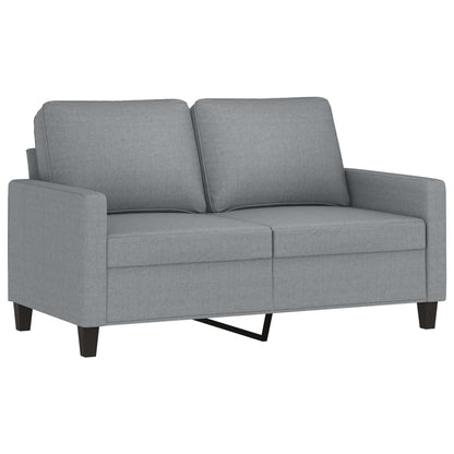 2-seater Sofa Light Grey 100% polyester, metal, textilene 2-Seater