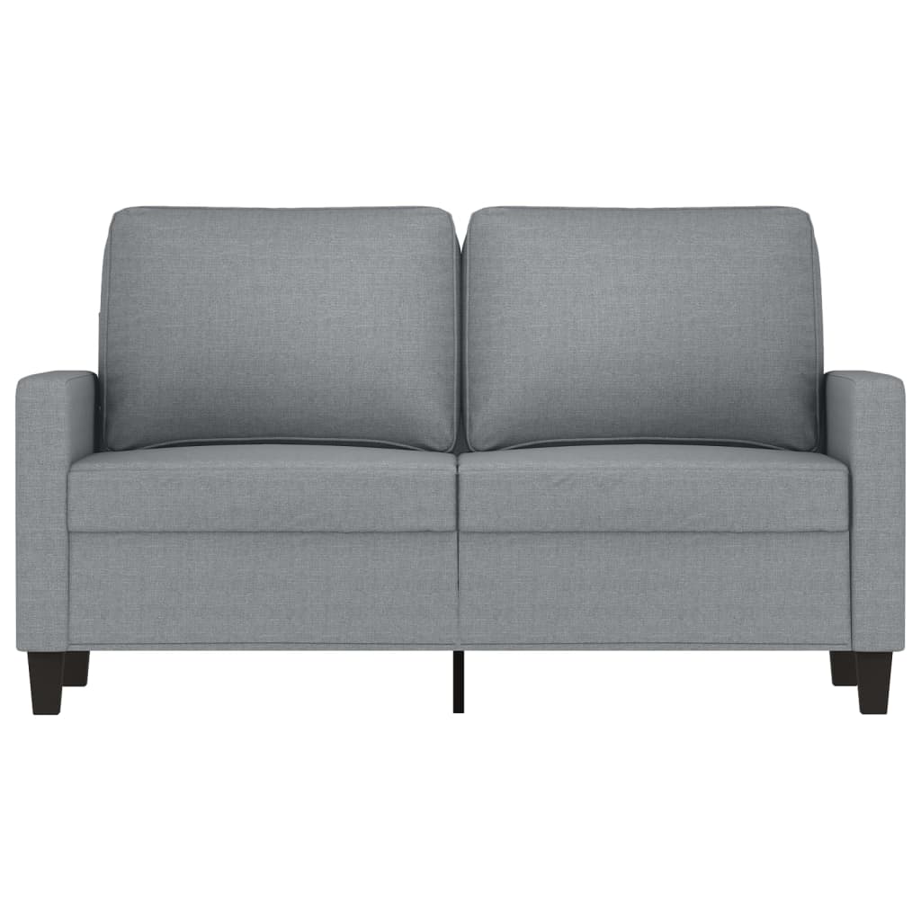 2-seater Sofa Light Grey 100% polyester, metal, textilene 2-Seater