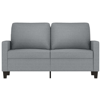 2-seater Sofa Light Grey 100% polyester, metal, textilene 2-Seater