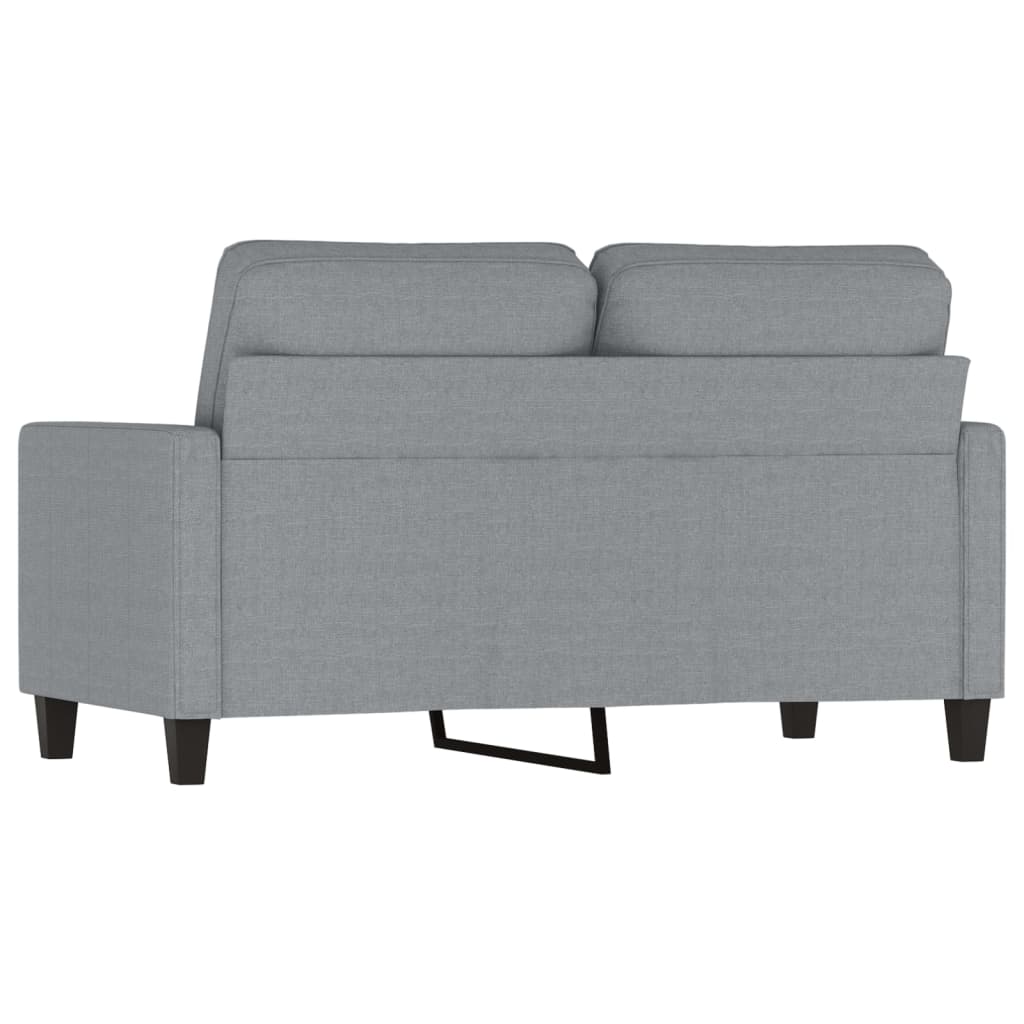 2-seater Sofa Light Grey 100% polyester, metal, textilene 2-Seater