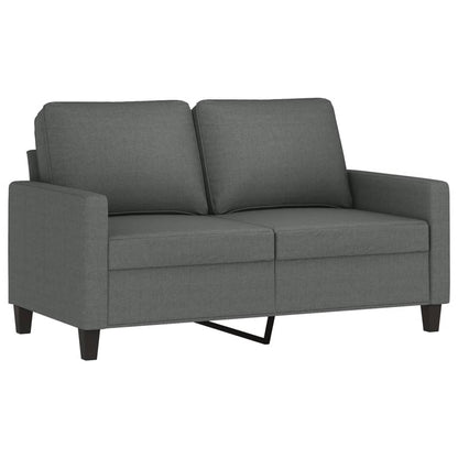 2-seater Sofa Dark gray Fabric (100% polyester), metal, textilene
