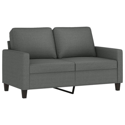 2-seater Sofa Dark gray Fabric (100% polyester), metal, textilene