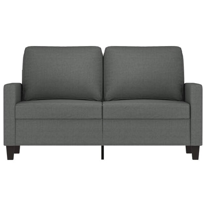 2-seater Sofa Dark gray Fabric (100% polyester), metal, textilene