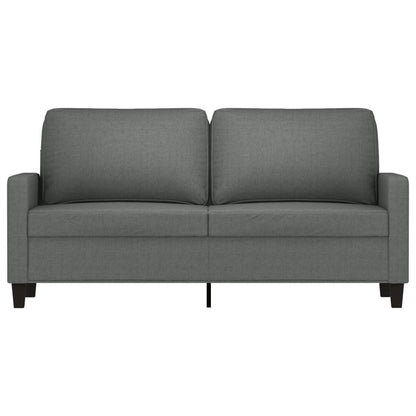 2-seater Sofa Dark grey Fabric (100% polyester), metal, textilene