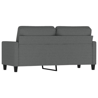 2-seater Sofa Dark grey Fabric (100% polyester), metal, textilene