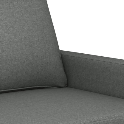 2-seater Sofa Dark grey Fabric (100% polyester), metal, textilene