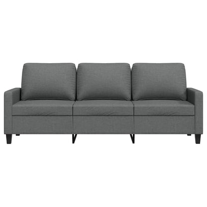 3-Seater Sofa Dark Gray 70.9" Fabric