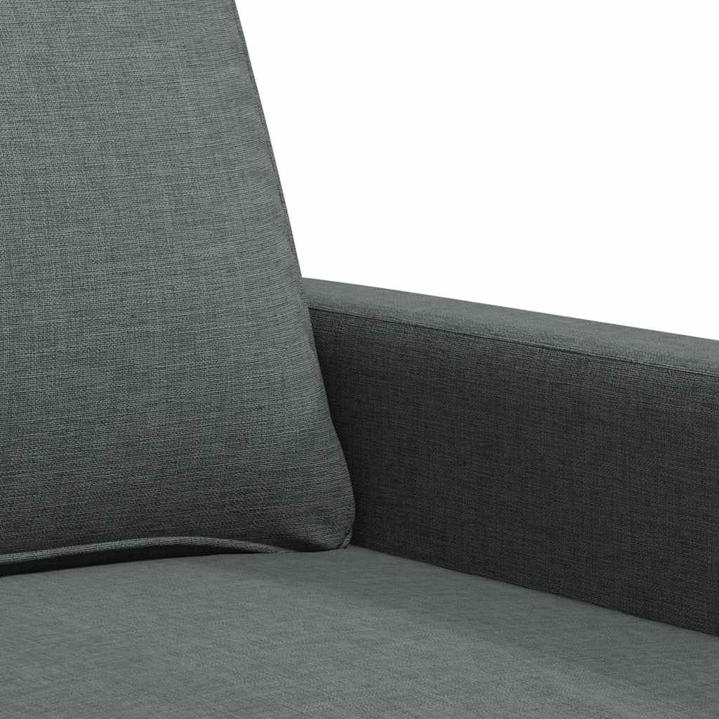 3-Seater Sofa Dark Gray 70.9" Fabric