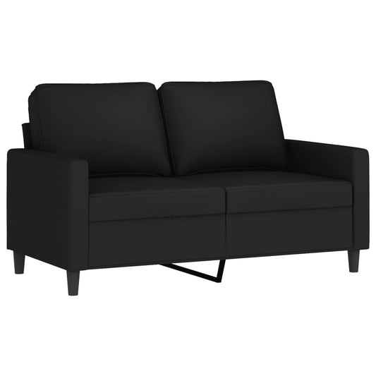 2-seater Sofa Black Velvet, metal, foam 2-Seater Modern