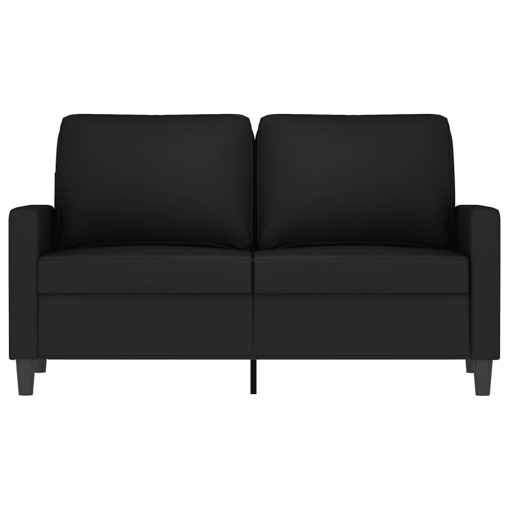 2-seater Sofa Black Velvet, metal, foam 2-Seater Modern