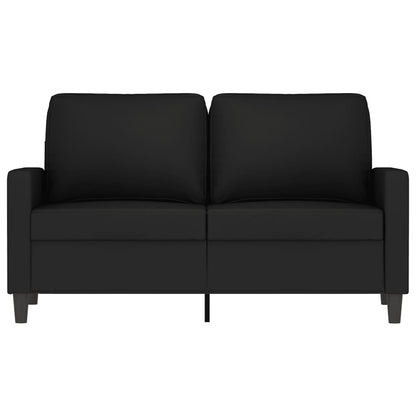 2-seater Sofa Black Velvet, metal, foam 2-Seater Modern
