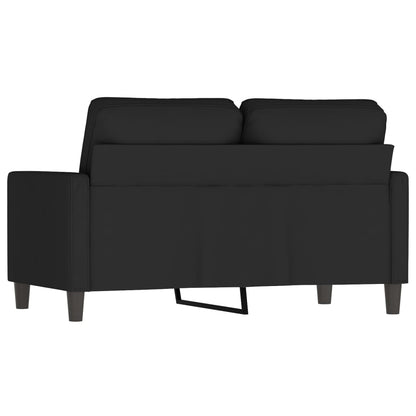 2-seater Sofa Black Velvet, metal, foam 2-Seater Modern