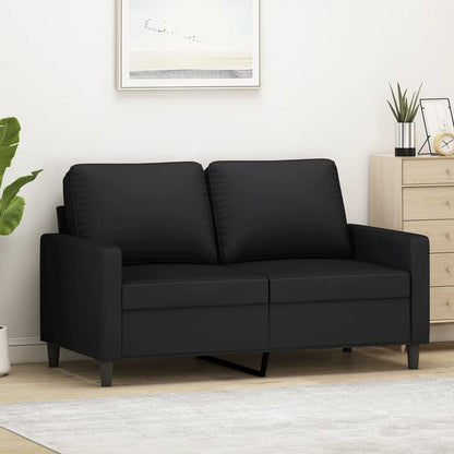 2-seater Sofa Black Velvet, metal, foam 2-Seater Modern