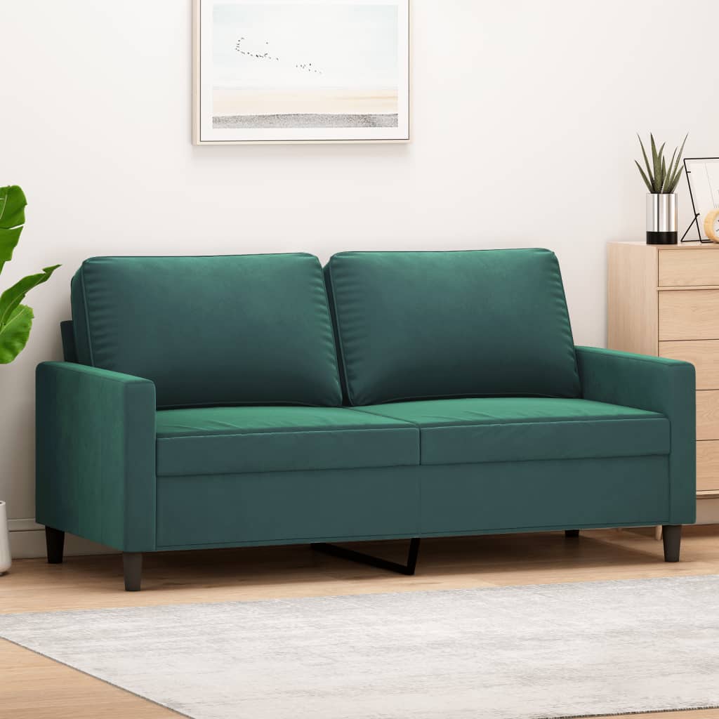 2-seater Sofa Dark Green
