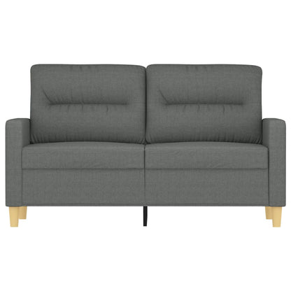 2-seater Sofa Dark Grey Polyester, Metal, Textilene 2-Seater
