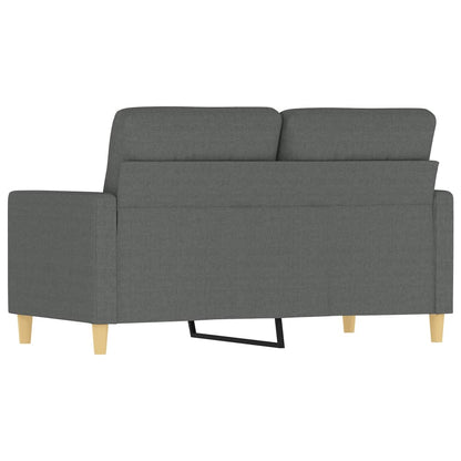 2-seater Sofa Dark Grey Polyester, Metal, Textilene 2-Seater