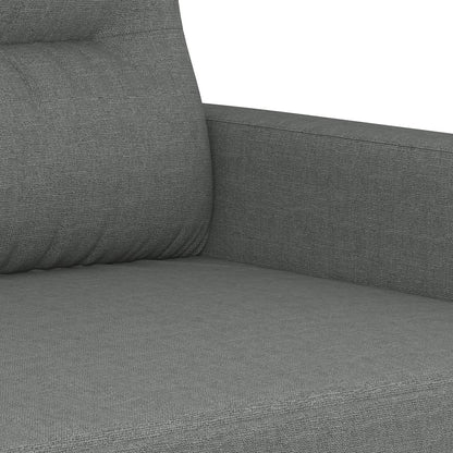 2-seater Sofa Dark Grey Polyester, Metal, Textilene 2-Seater