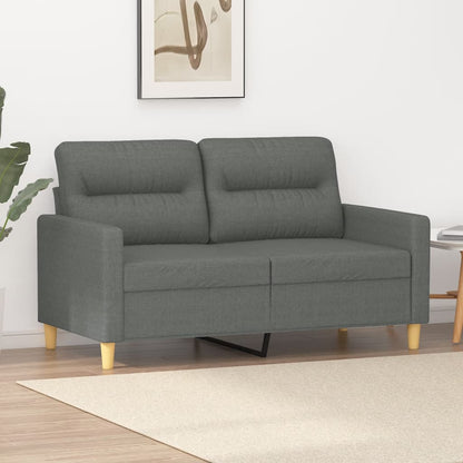 2-seater Sofa Dark Grey Polyester, Metal, Textilene 2-Seater
