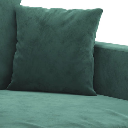 2-seater Sofa Dark Green Velvet (100% polyester) 2-Seater Durable