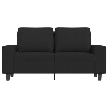 2-seater Sofa Black 100% Polyester, Metal, Textilene 2-seater