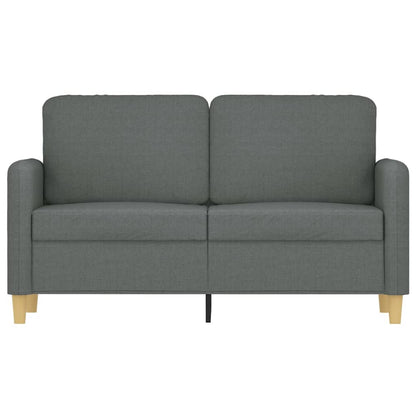 2-seater Sofa Dark grey Fabric (100% polyester), metal, textilene