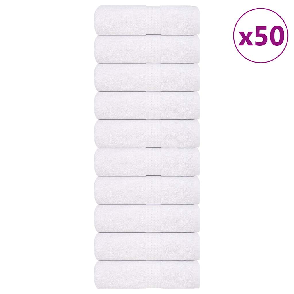 Wash Towels "FROGN" 50 pcs White 30x30 cm 360 gsm