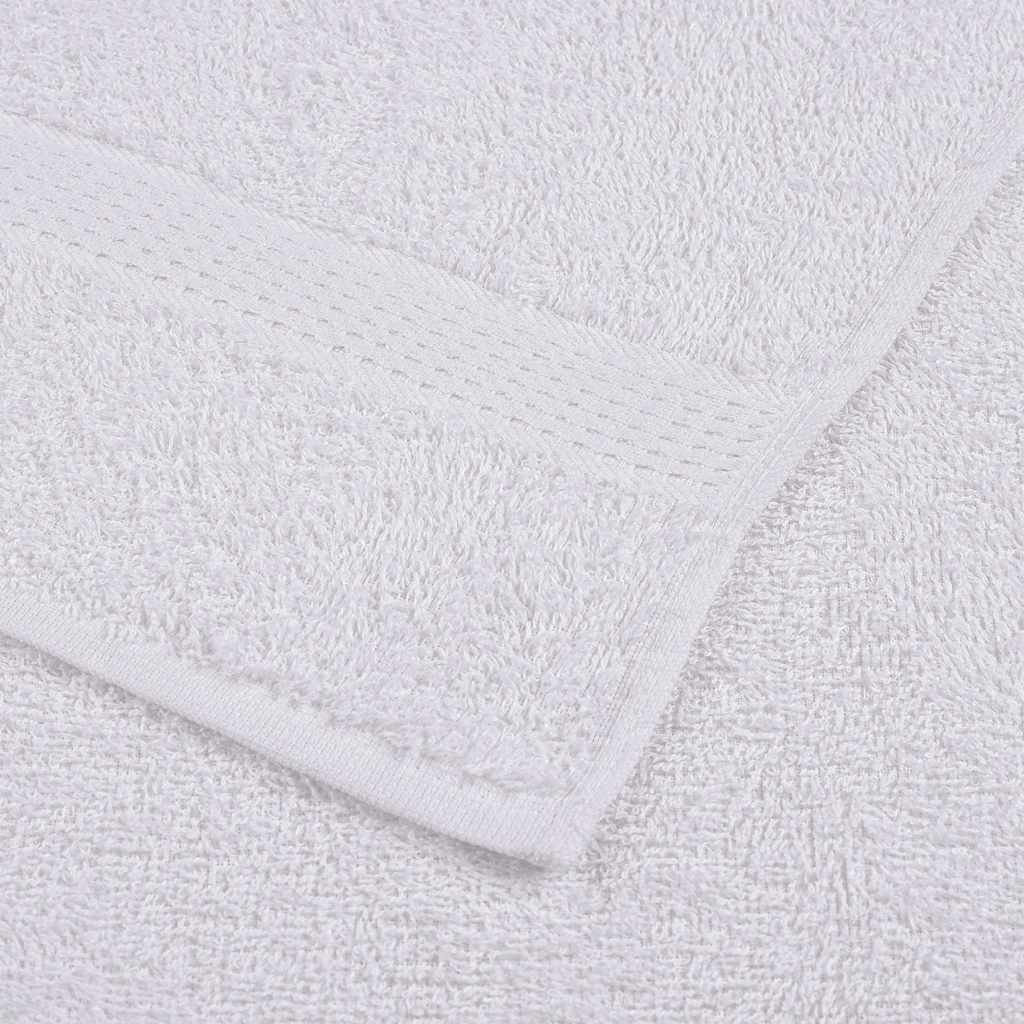 Hand Towels "FROGN" 2 pcs White 50x100 cm 360 gsm