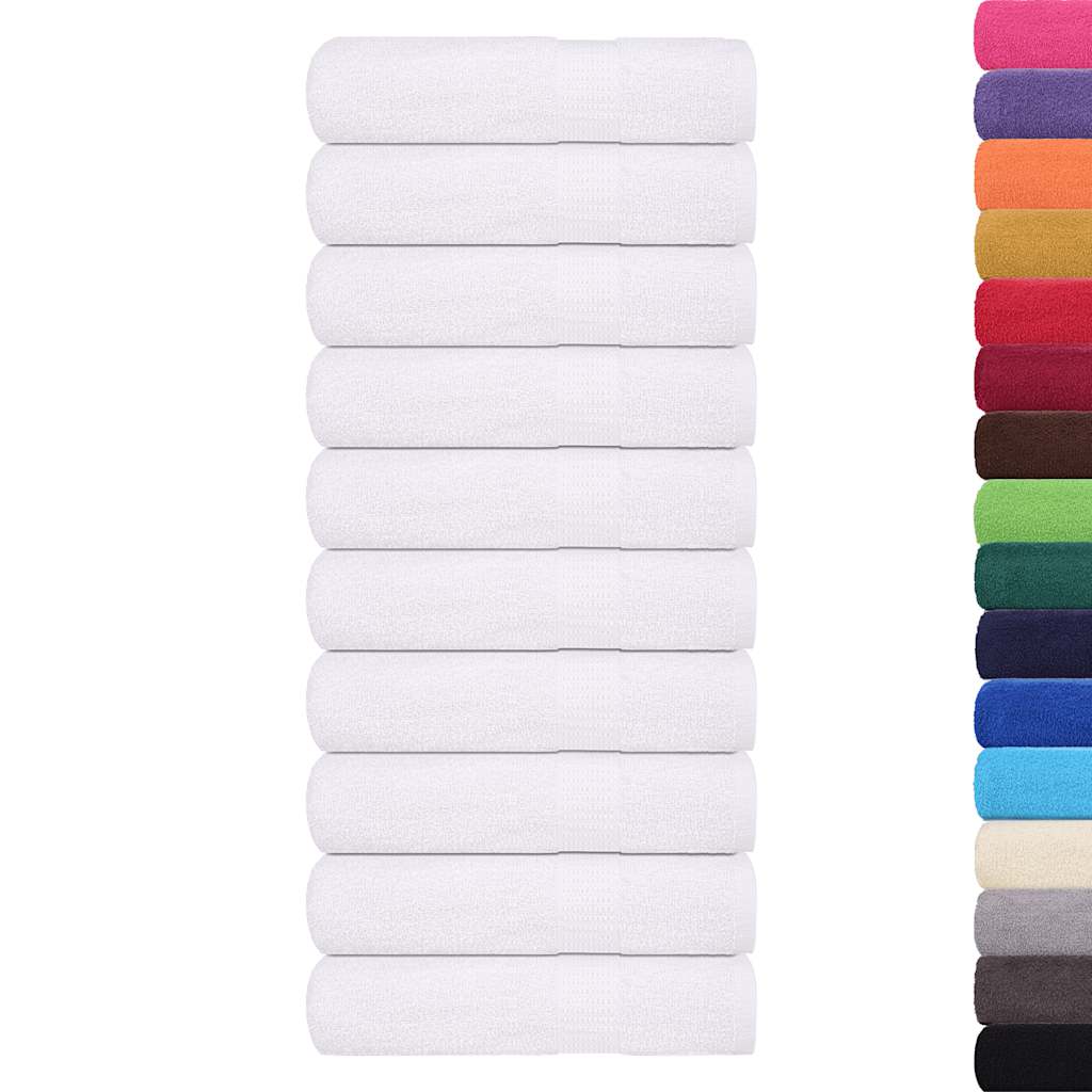 Shower Towels "FROGN" 10 pcs White 70x140 cm 360 gsm