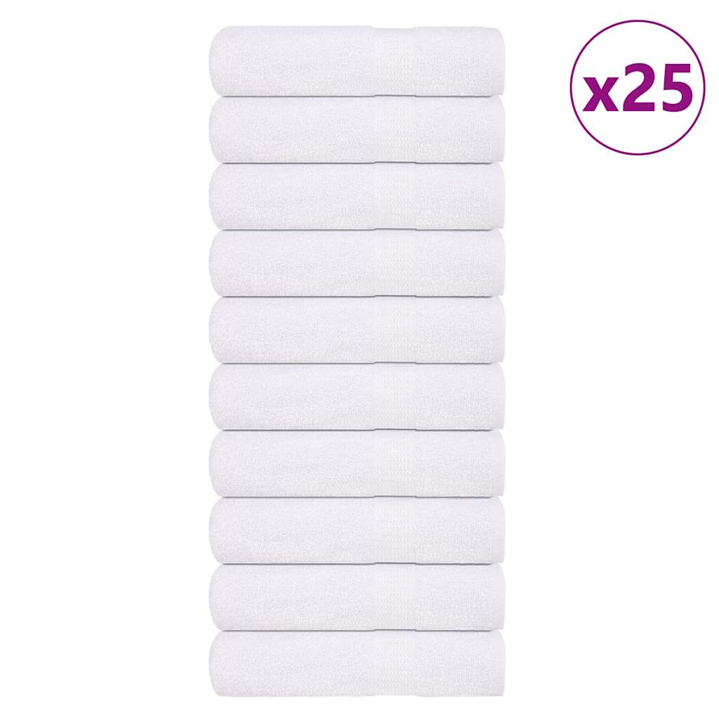 Shower Towels "FROGN" 25 pcs White 70x140 cm 360 gsm