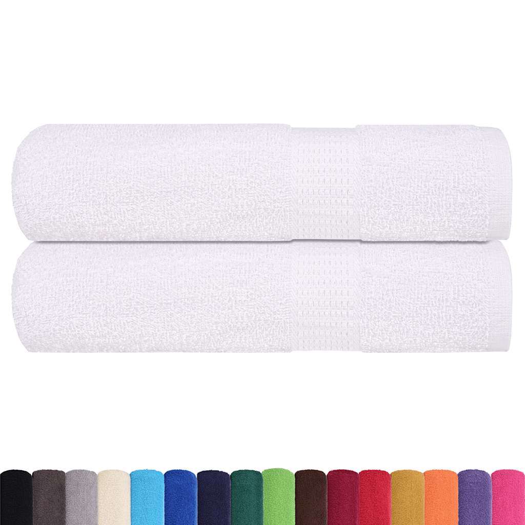 Bath Towels "FROGN" 2 pcs White 100x150 cm 360 gsm