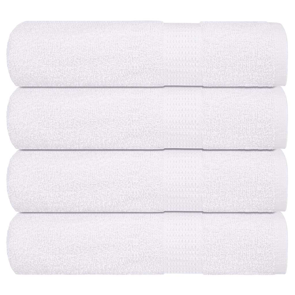 Bath Towels "FROGN" 4 pcs White 100x150 cm 360 gsm
