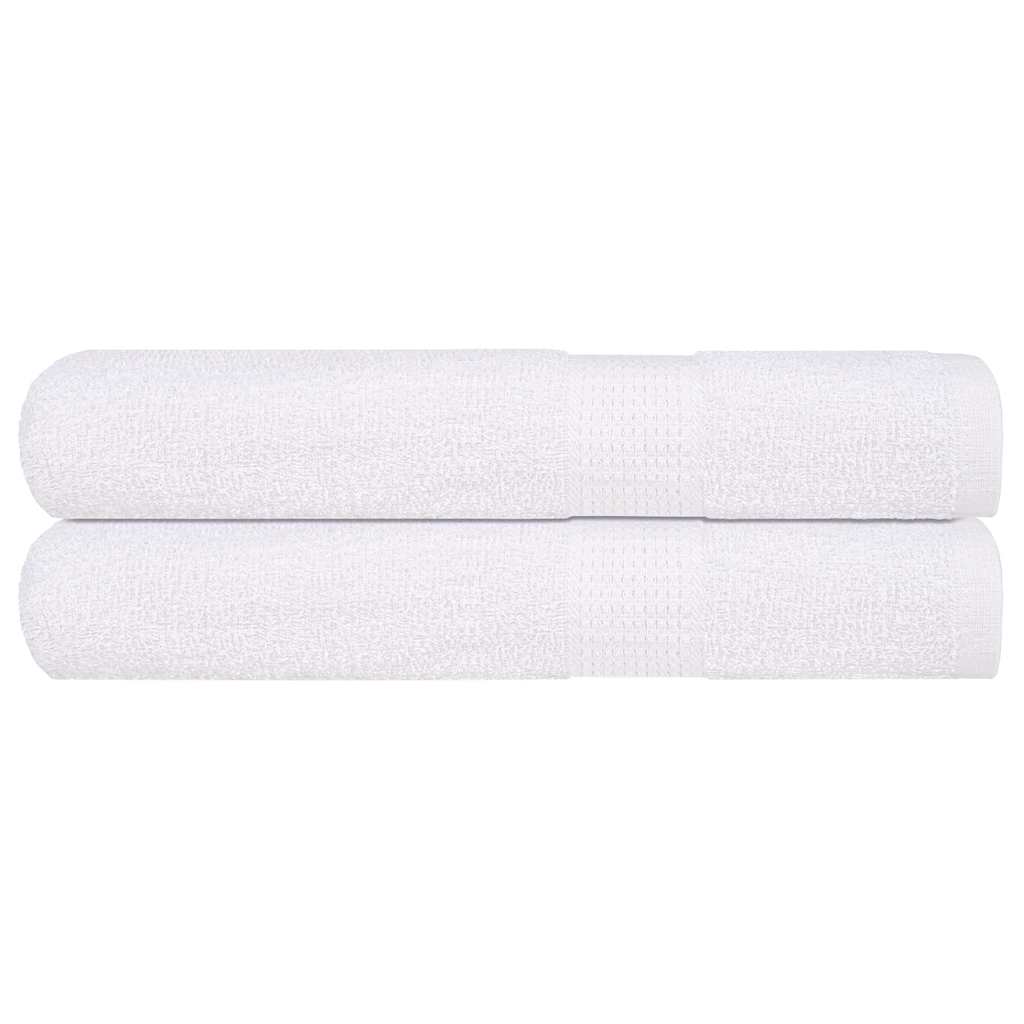 Sauna Towels "FROGN" 2 pcs White 80x200 cm 360 gsm