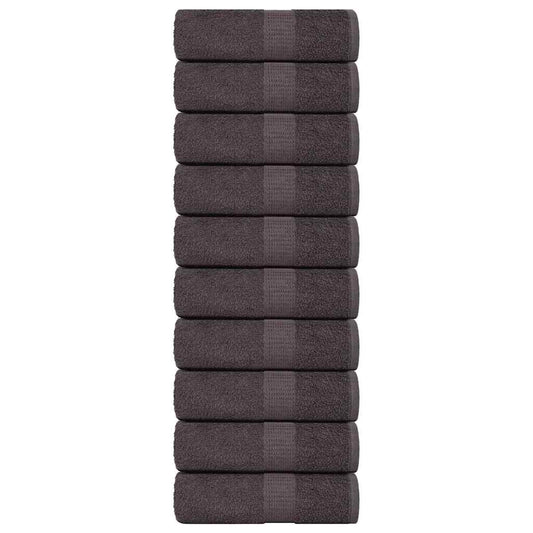 Wash Towels "FROGN" 10 pcs Anthracite 30x30 cm 360 gsm