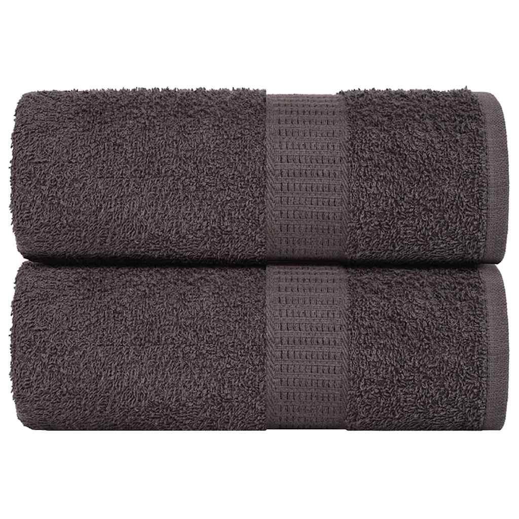 Guest Towels "FROGN" 2 pcs Anthracite 30x50 cm 360 gsm