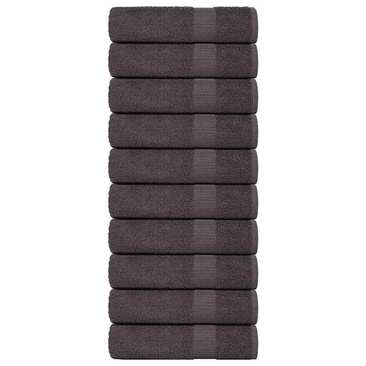 Shower Towels "FROGN" 10 pcs Anthracite 70x140 cm 360 gsm