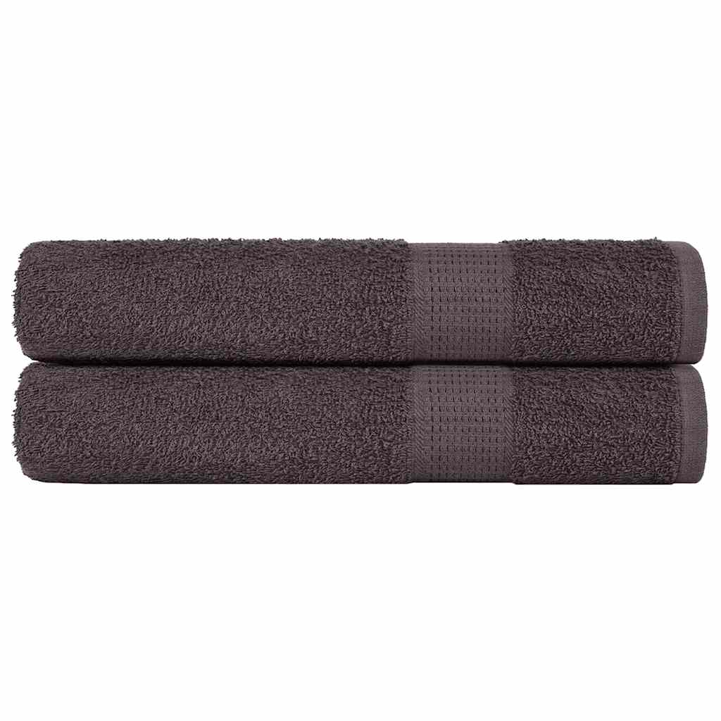 Towels "FROGN" 2 pcs Anthracite 100x200 cm 360 gsm