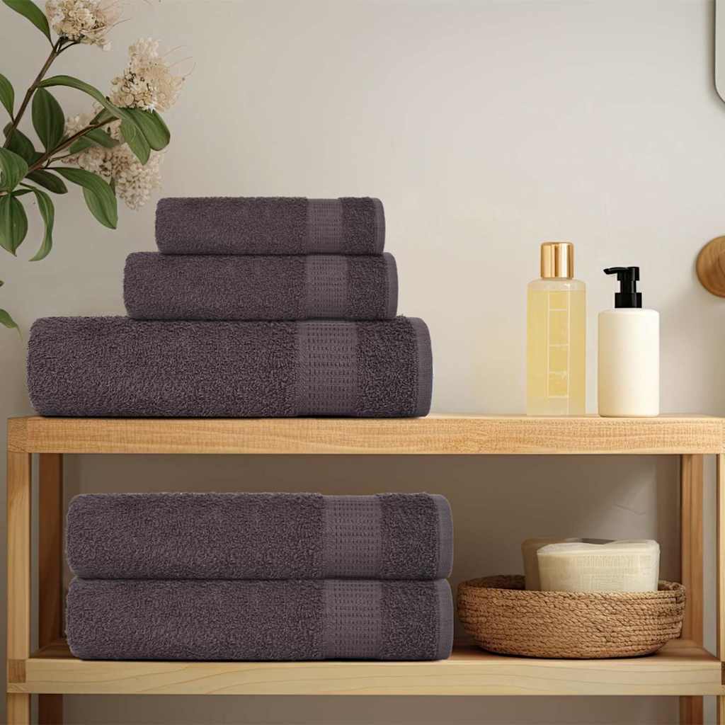 Towels "FROGN" 2 pcs Anthracite 100x200 cm 360 gsm