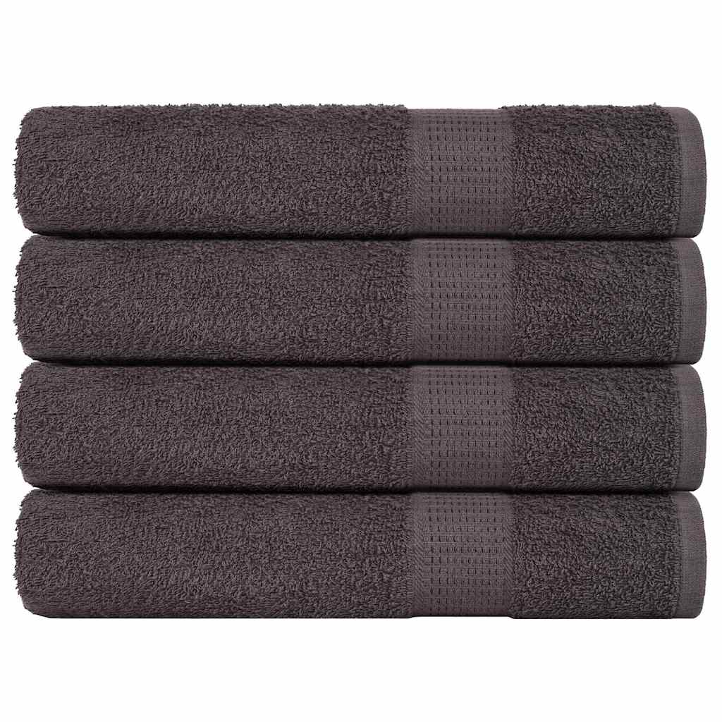 Towels "FROGN" 4 pcs Anthracite 100x200 cm 360 gsm