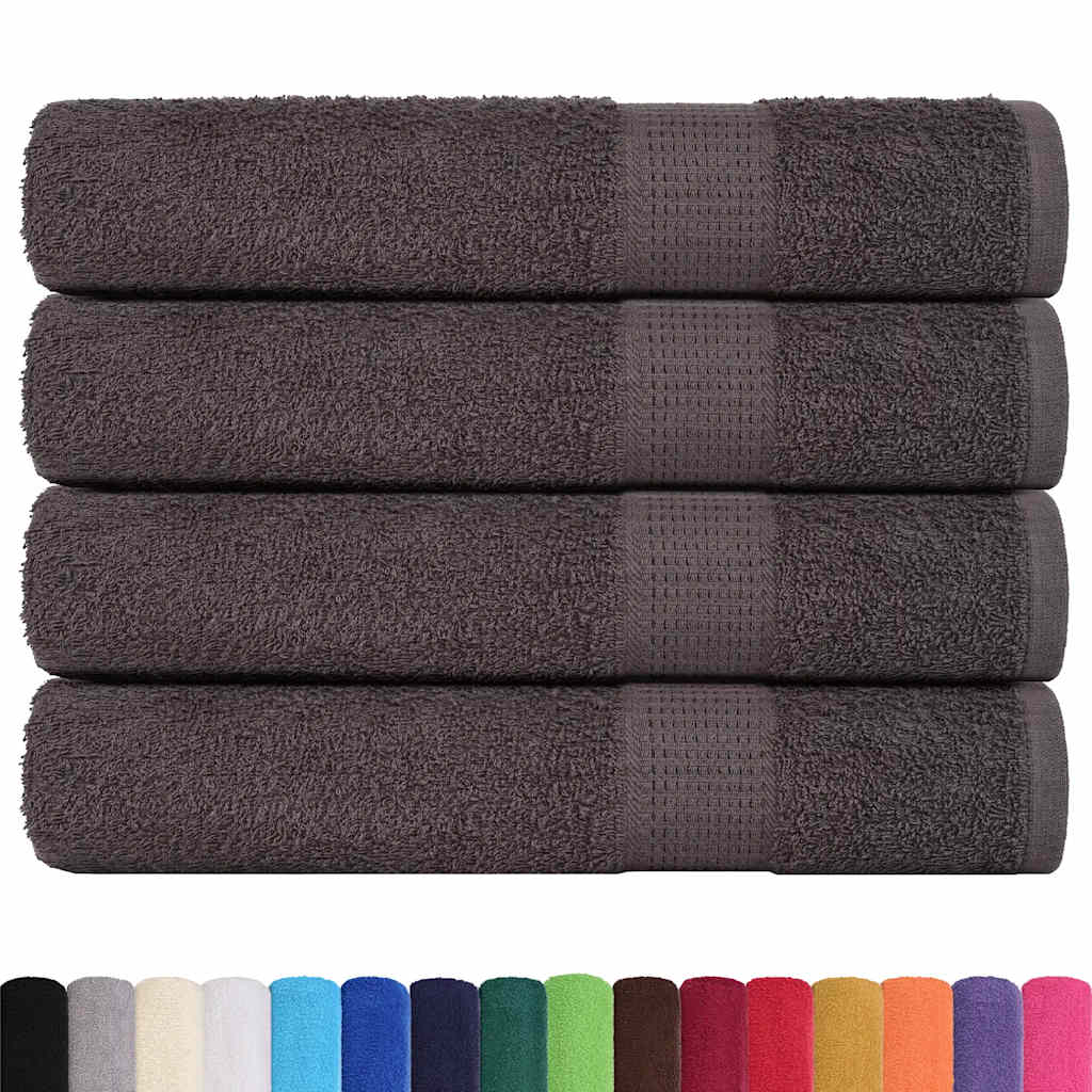 Towels "FROGN" 4 pcs Anthracite 100x200 cm 360 gsm