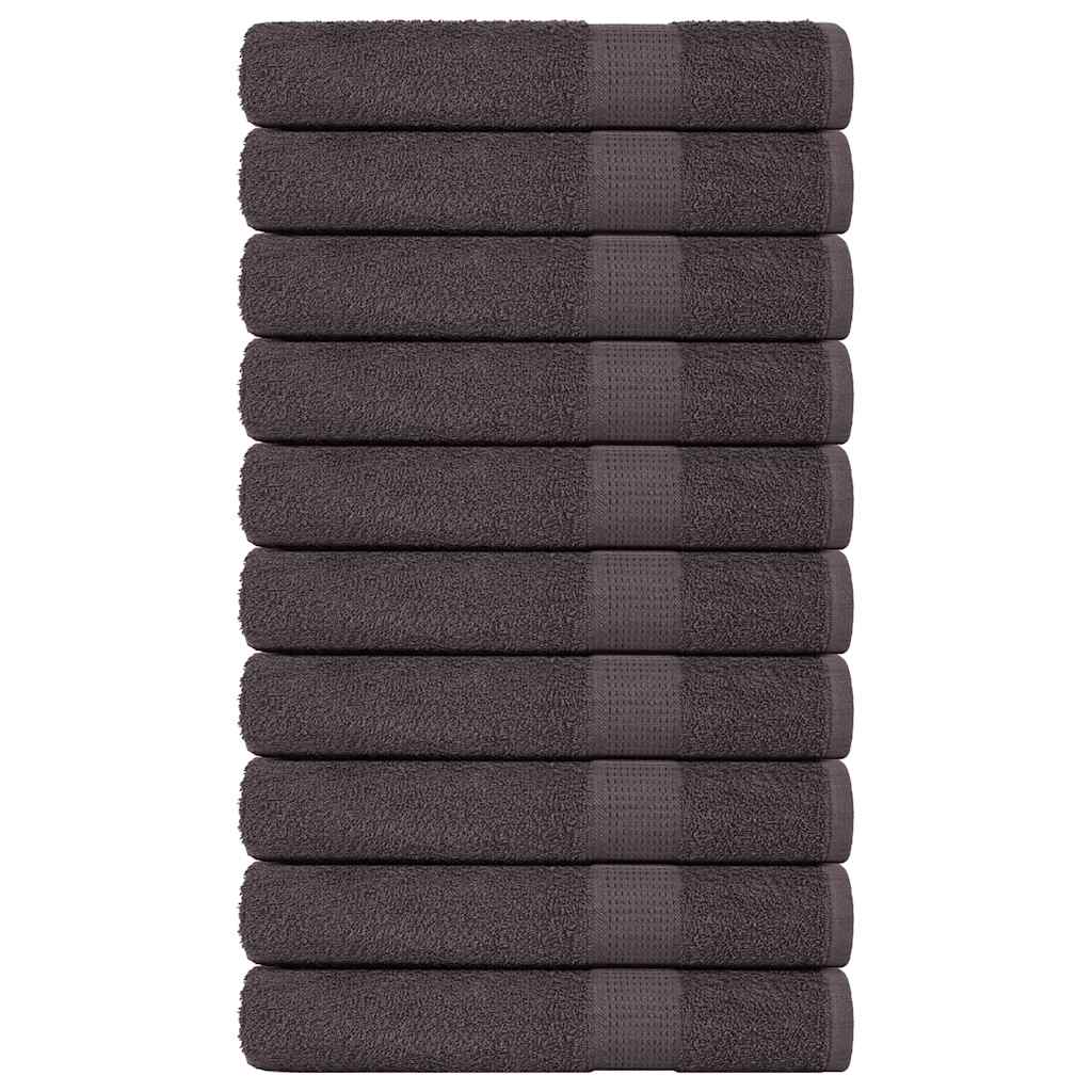 Towels "FROGN" 10 pcs Anthracite 100x200 cm 360 gsm