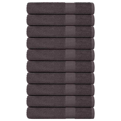 Towels "FROGN" 10 pcs Anthracite 100x200 cm 360 gsm