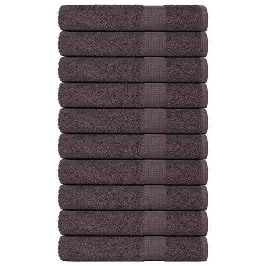 Towels "FROGN" 10 pcs Anthracite 100x200 cm 360 gsm