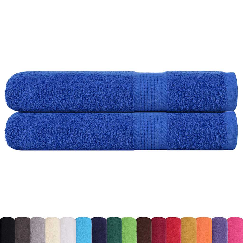 Sauna Towels "FROGN" 2 pcs Blue 80x200 cm 360 gsm