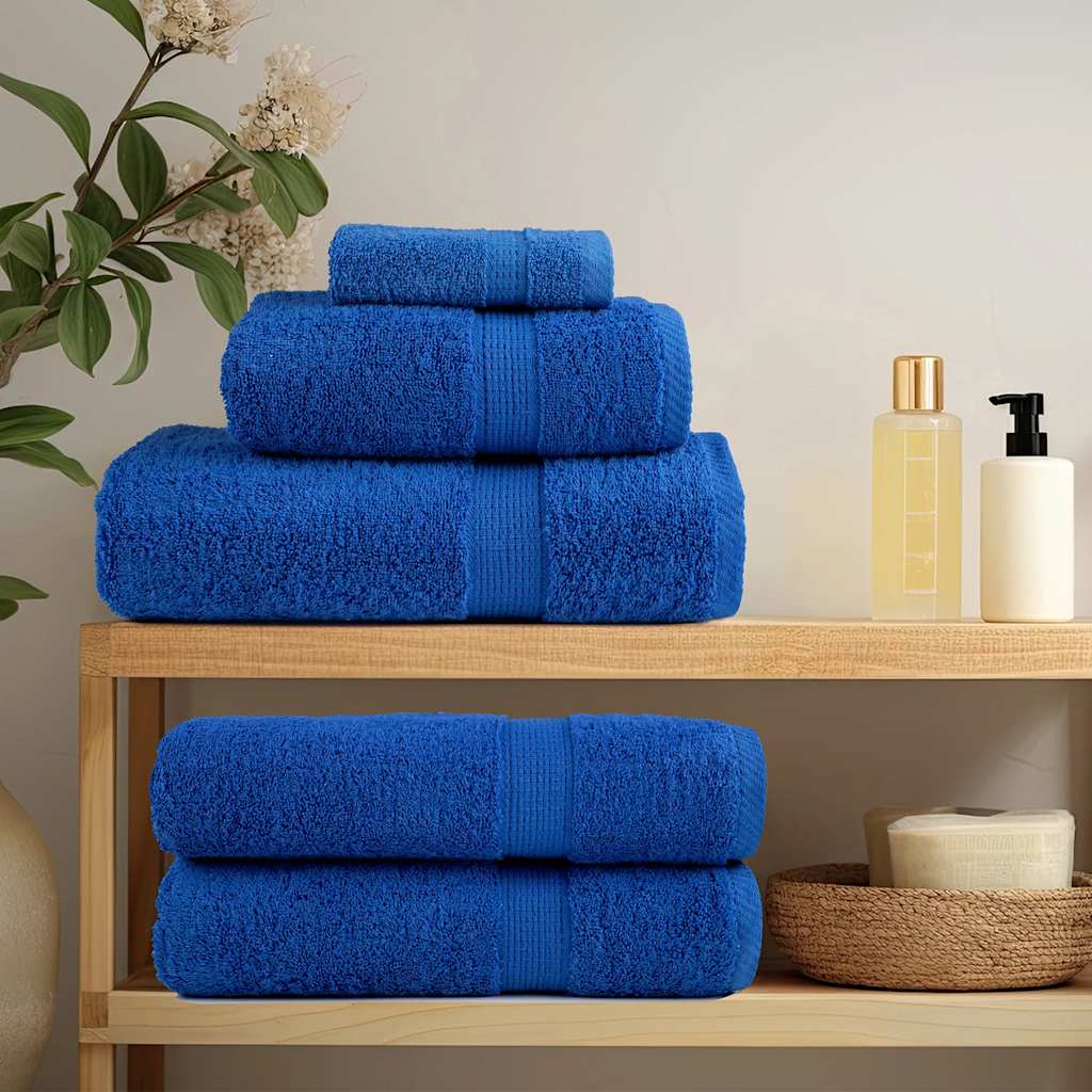 Towels "FROGN" 4 pcs Blue 100x200 cm 360 gsm