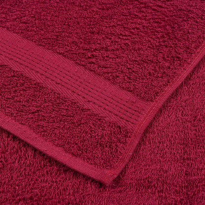 Wash Towels "FROGN" 10 pcs Bordeaux 30x30 cm 360 gsm